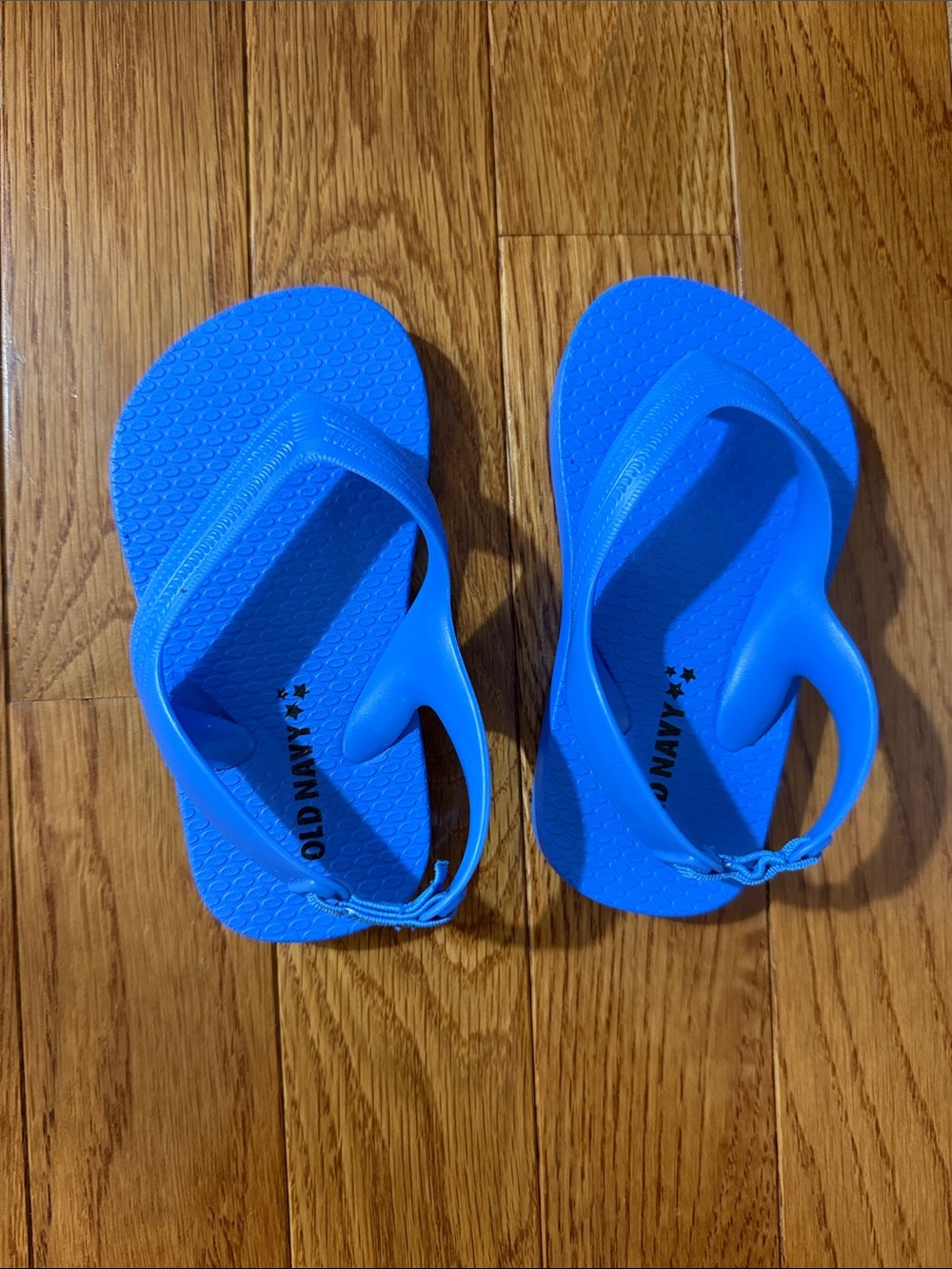 Old Navy Bright Blue Kids Back-Strap Flip Flops